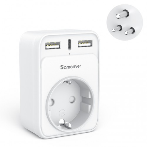 Travel Adapter Australia Travel Adapter with 2 USB 1USB C (3A) Type I Sockets for New Zealand, Australia, China, Argentina Travel Adapter Australia Travel Adapter with 2 USB 1USB C (3A) Type I Sockets for New Zealand, Australia, China, Argentina