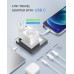 Travel Adapter UK Adapter England Germany Plug Travel Adapter UK with 2 USB 1USB C (3A) Socket Adapter Type G for England Ireland Great Britain Wall Charger Charging Station