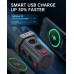 Sameriver 3M Power Strip, with 8 Sockets and 3 USB A+1 USB C(2500W/10A), Surge Protection with Independent Switches, Black