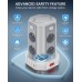 Sameriver 3M Power Strip, with 8 Sockets and 3 USB A+1 USB C(2500W/10A), Surge Protection with Independent Switches, Black
